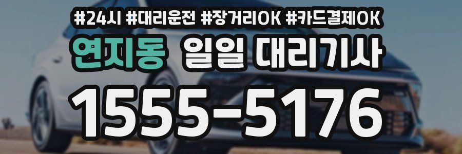 연지동 일일 대리기사