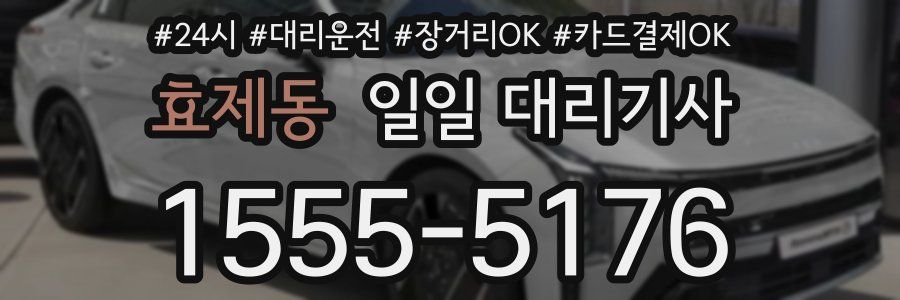 효제동 일일 대리기사