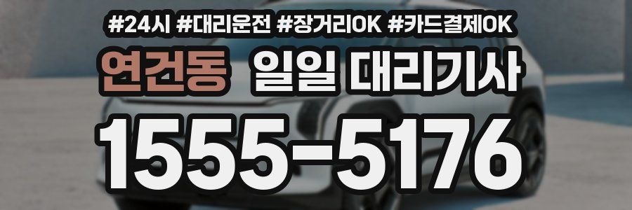 연건동 일일 대리기사