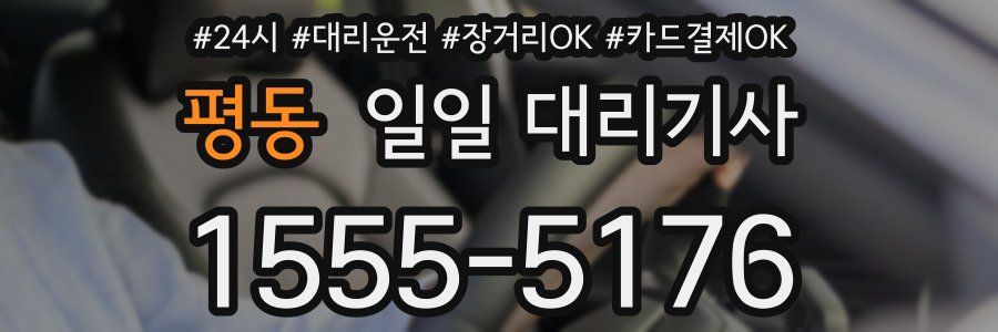 평동 일일 대리기사