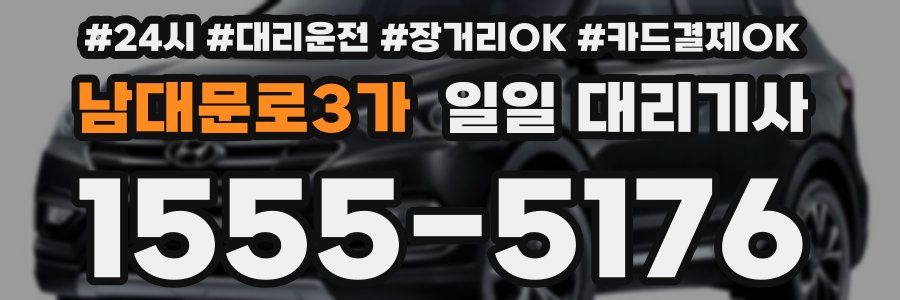 남대문로3가 일일 대리기사