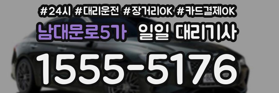 남대문로5가 일일 대리기사