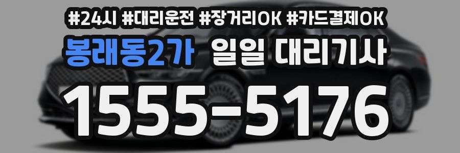 봉래동2가 일일 대리기사