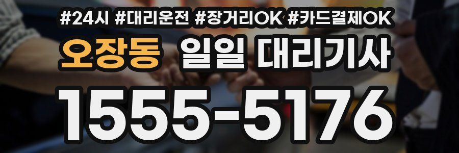오장동 일일 대리기사
