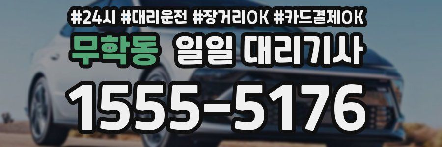 무학동 일일 대리기사
