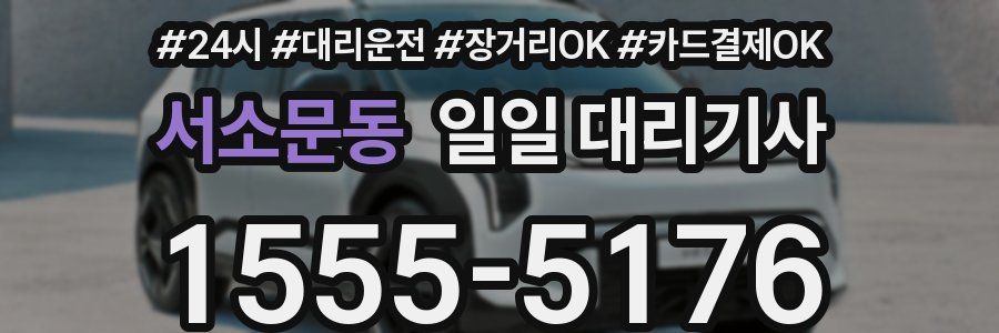 서소문동 일일 대리기사
