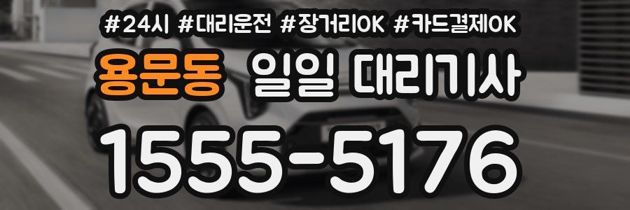 용문동 일일 대리기사