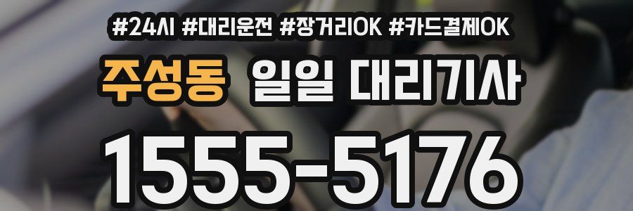 주성동 일일 대리기사
