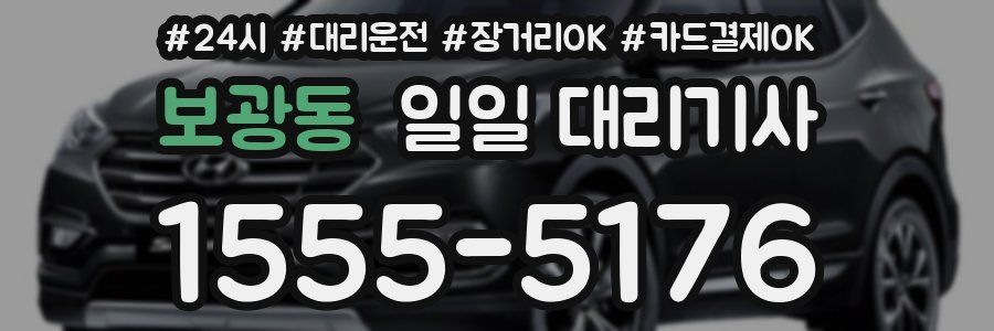 보광동 일일 대리기사