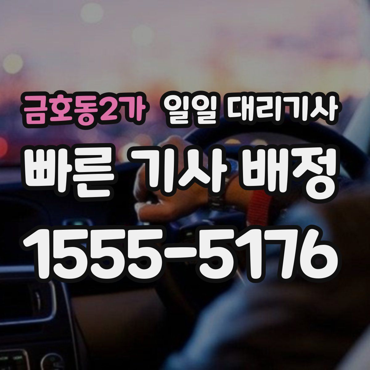 금호동2가 일일 대리기사