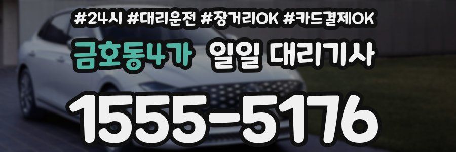 금호동4가 일일 대리기사