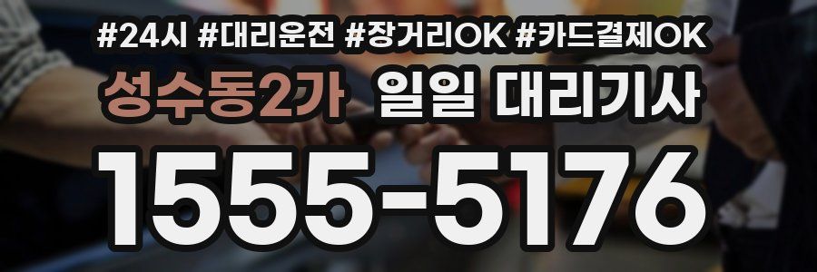 성수동2가 일일 대리기사