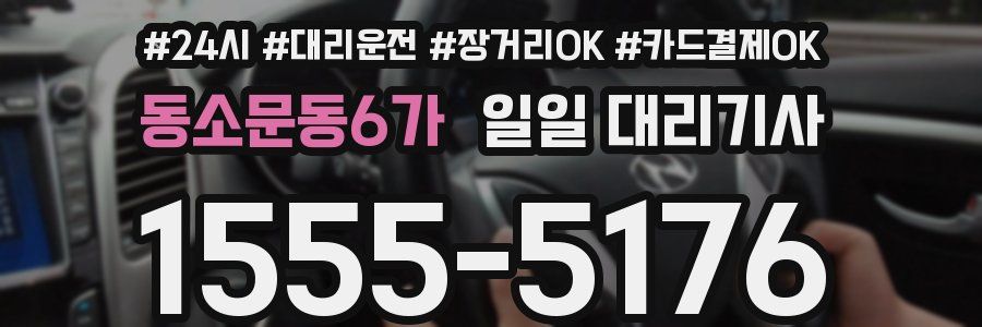 동소문동6가 일일 대리기사