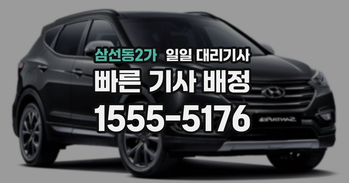 삼선동2가 일일 대리기사