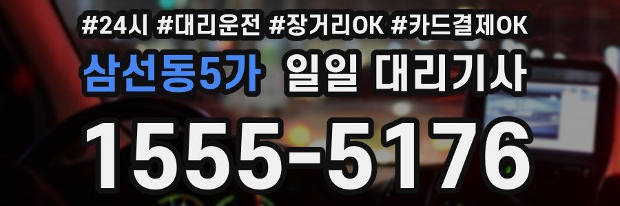 삼선동5가 일일 대리기사