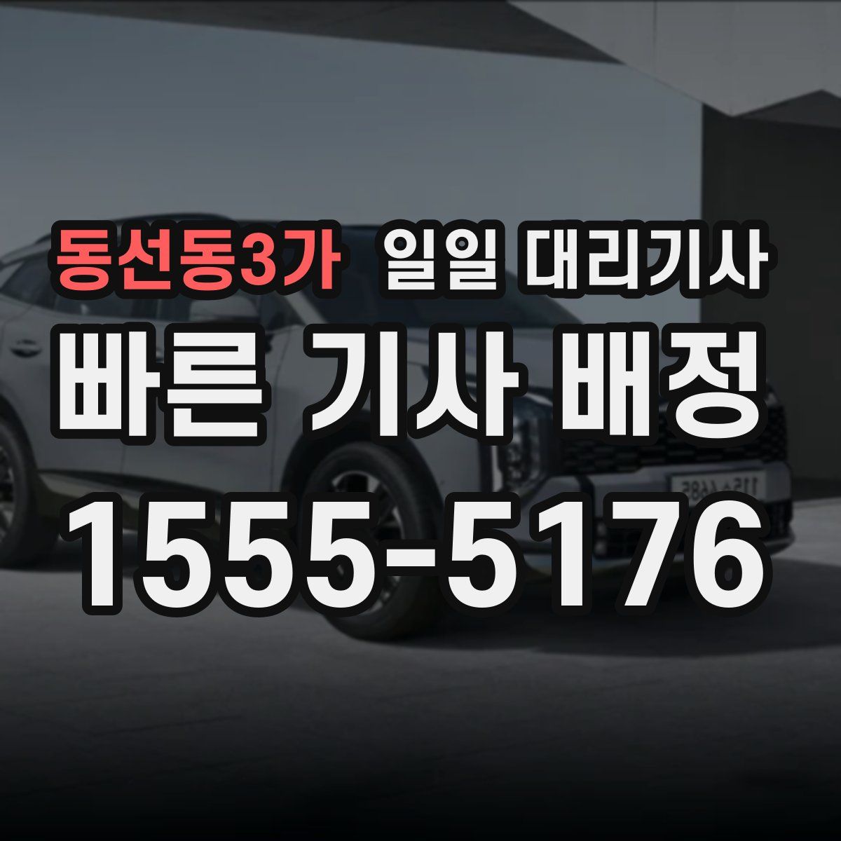 동선동3가 일일 대리기사