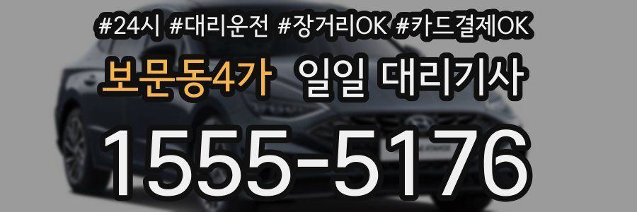 보문동4가 일일 대리기사