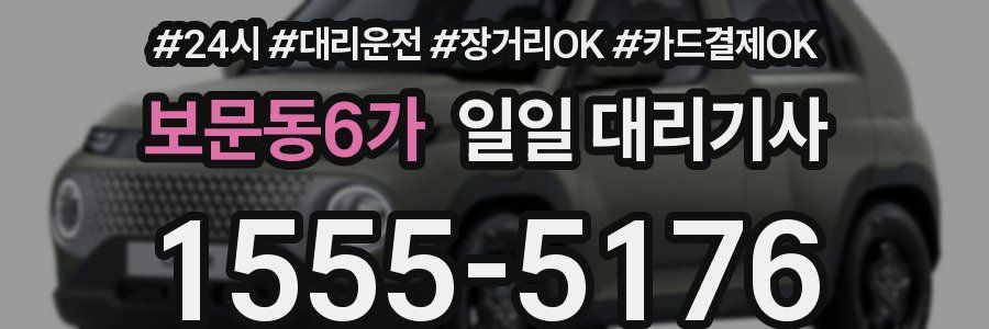 보문동6가 일일 대리기사
