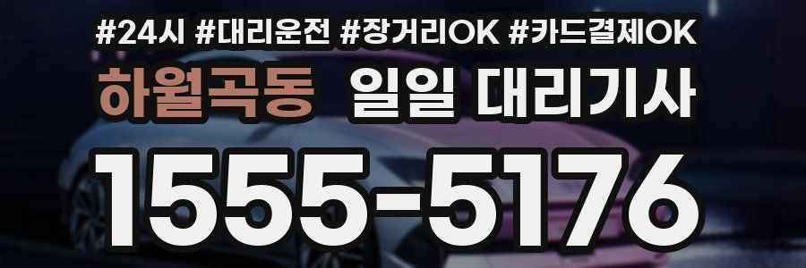 하월곡동 일일 대리기사