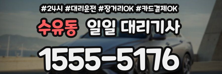 수유동 일일 대리기사