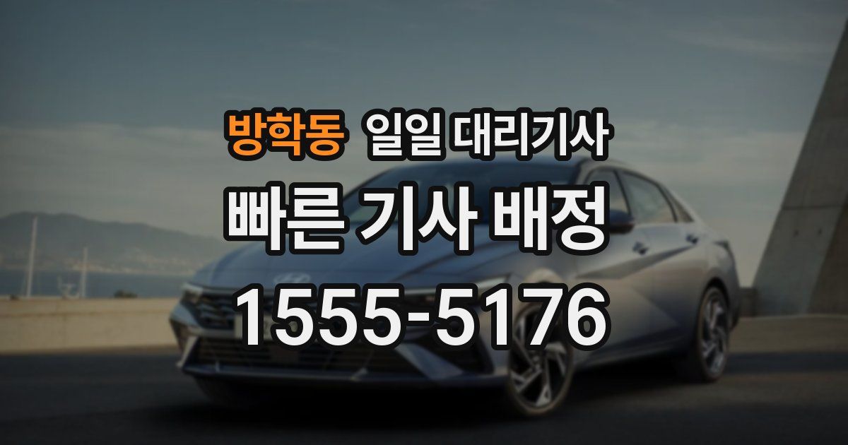 방학동 일일 대리기사