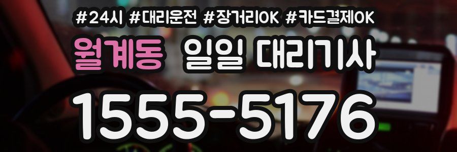 월계동 일일 대리기사
