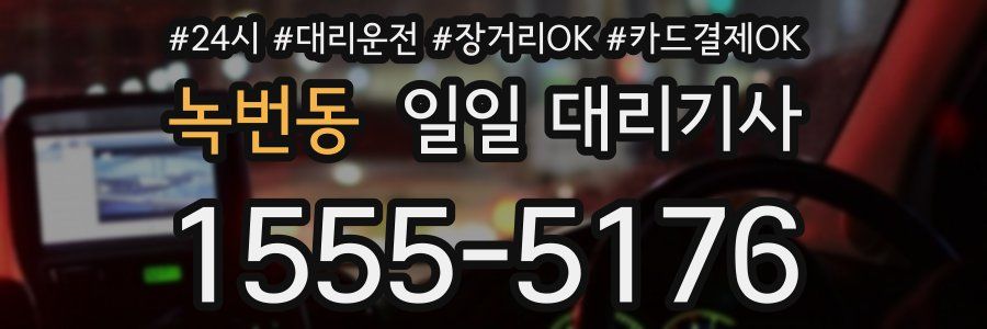 녹번동 일일 대리기사