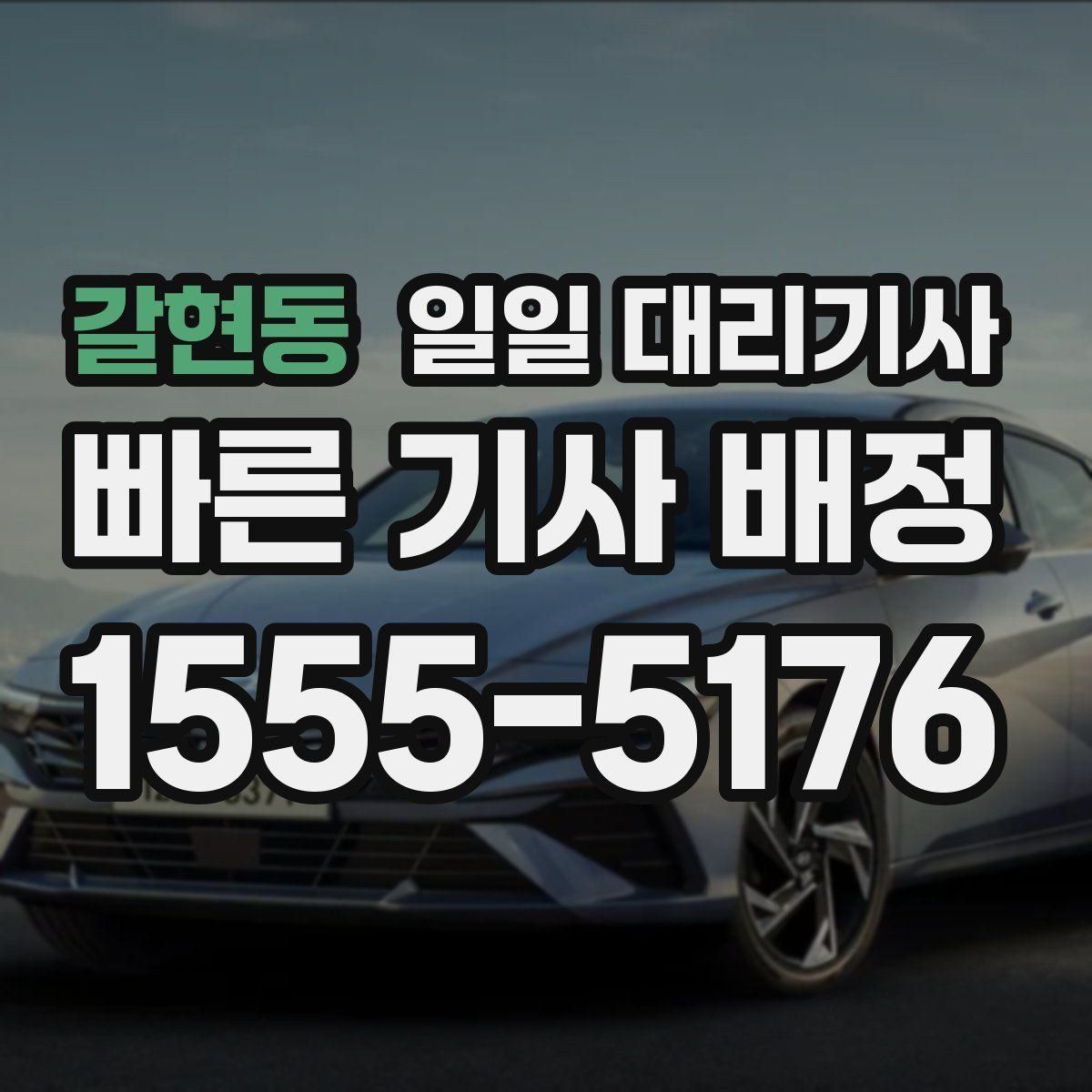 갈현동 일일 대리기사