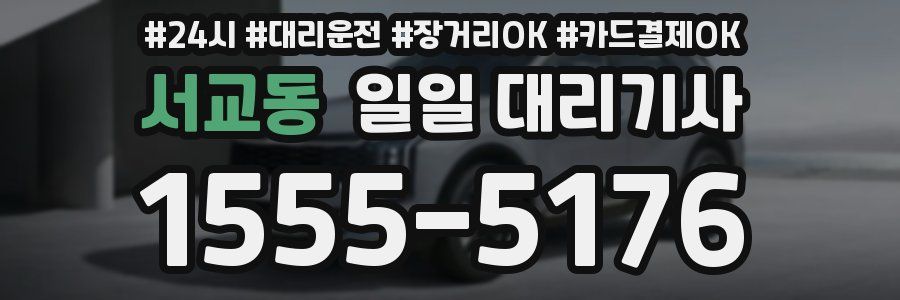서교동 일일 대리기사