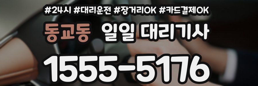 동교동 일일 대리기사