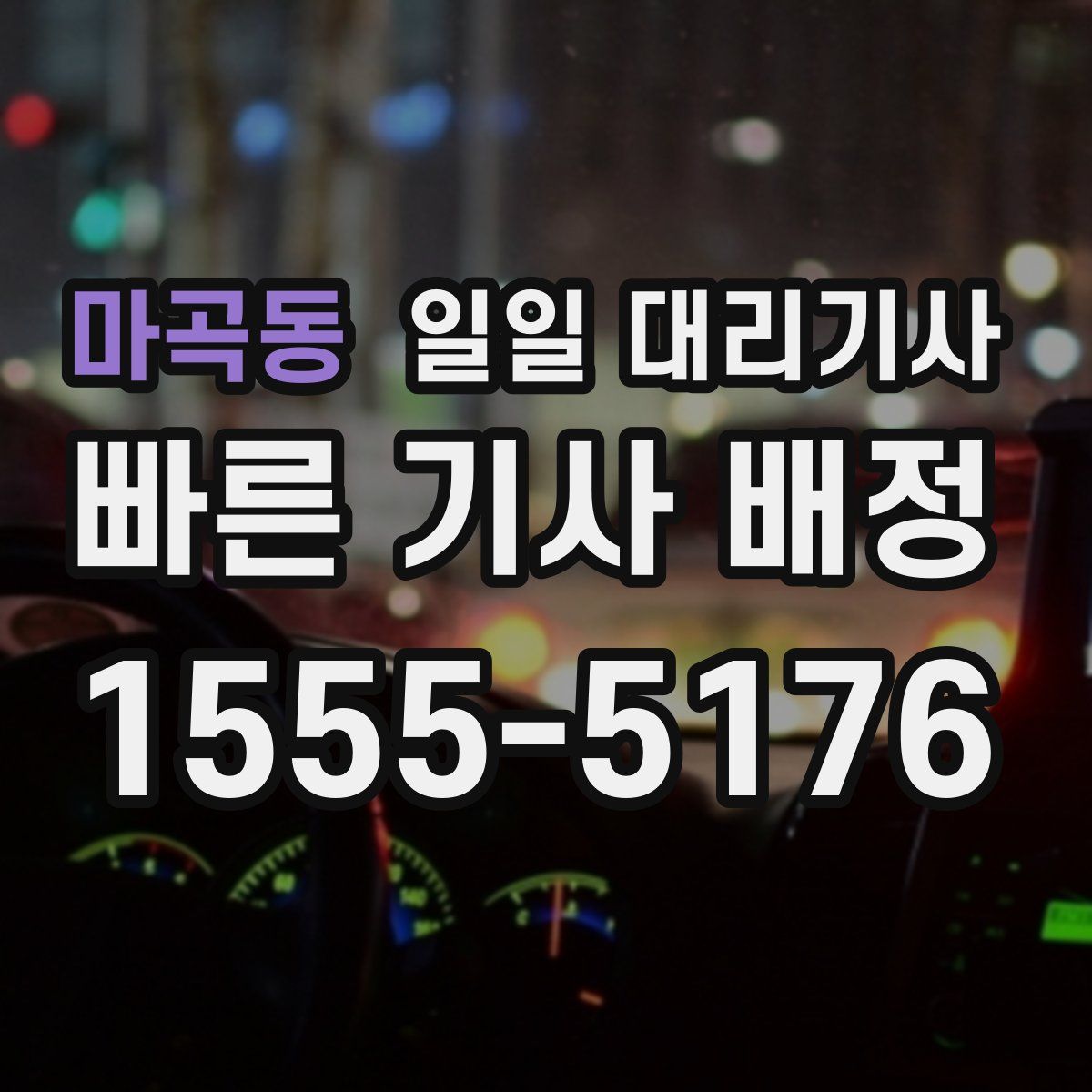 마곡동 일일 대리기사