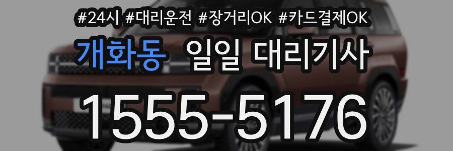 개화동 일일 대리기사