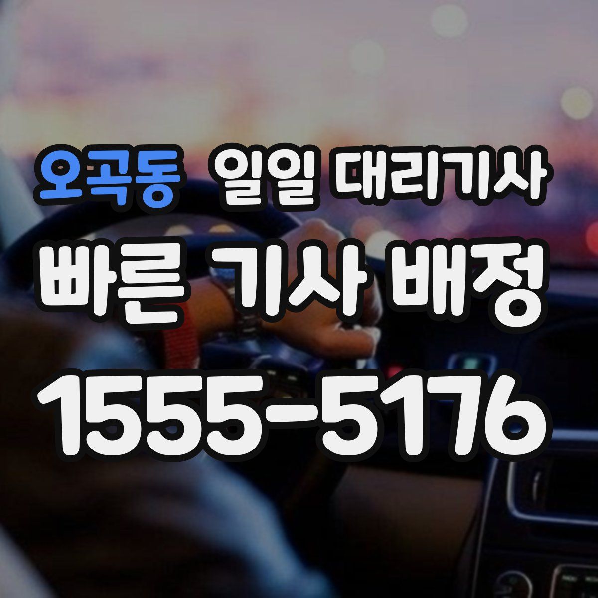 오곡동 일일 대리기사