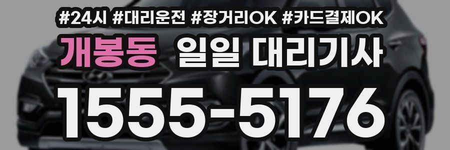 개봉동 일일 대리기사