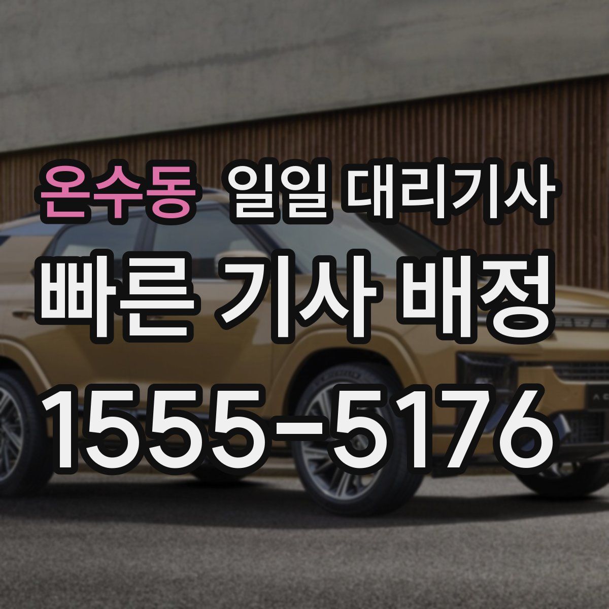 온수동 일일 대리기사