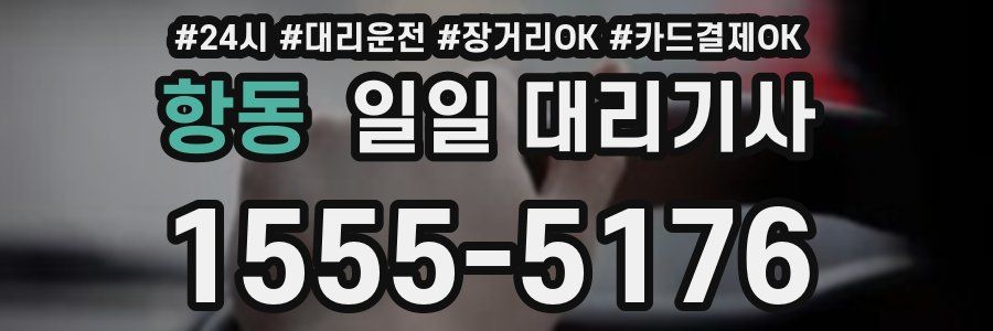 항동 일일 대리기사