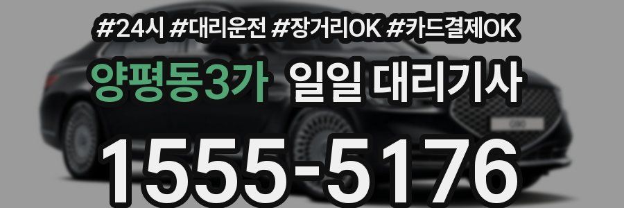 양평동3가 일일 대리기사