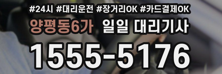 양평동6가 일일 대리기사