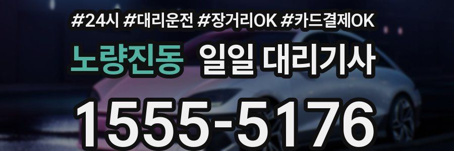 노량진동 일일 대리기사