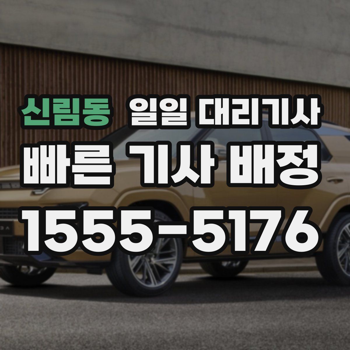 신림동 일일 대리기사