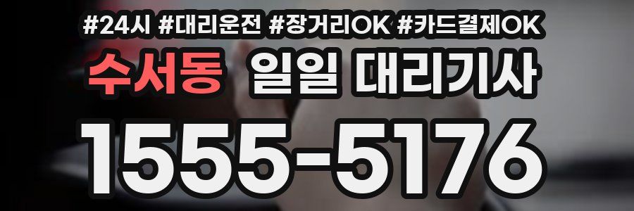 수서동 일일 대리기사