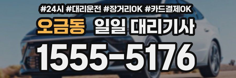 오금동 일일 대리기사