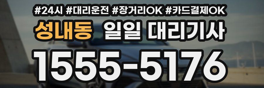 성내동 일일 대리기사