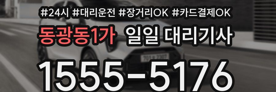 동광동1가 일일 대리기사