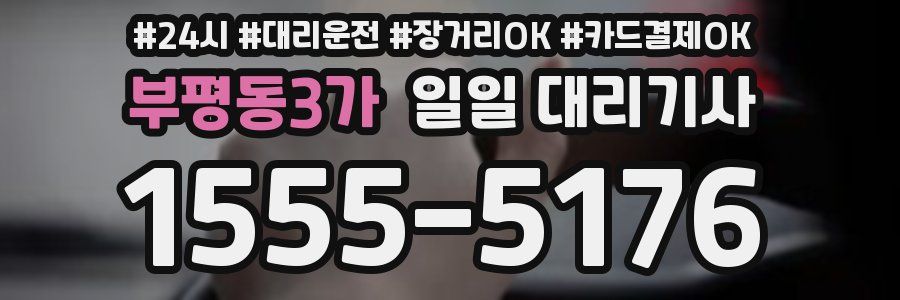 부평동3가 일일 대리기사