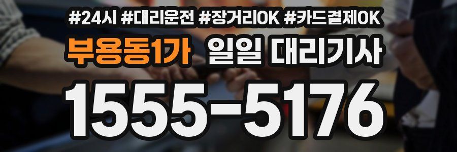 부용동1가 일일 대리기사
