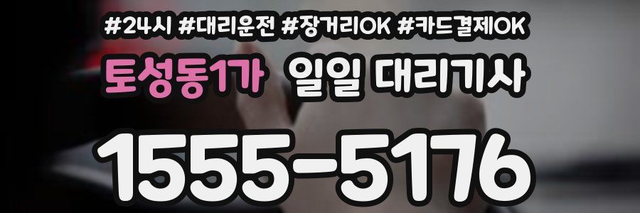 토성동1가 일일 대리기사
