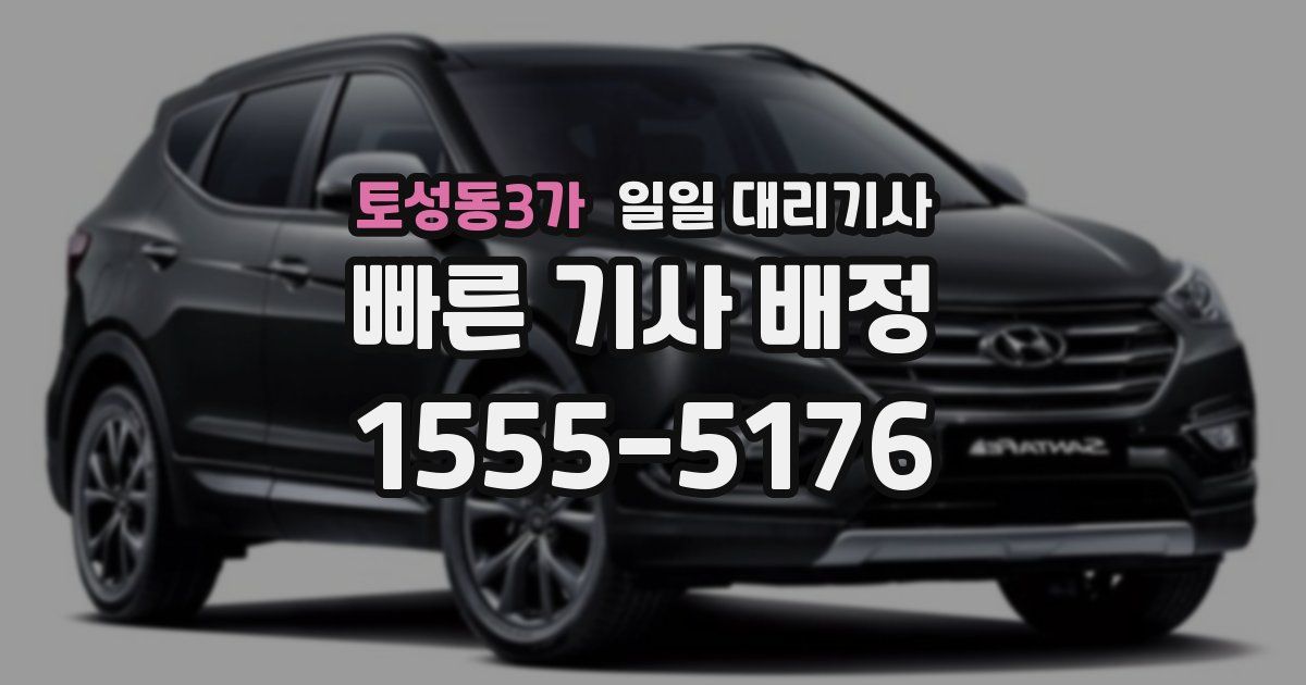 토성동3가 일일 대리기사
