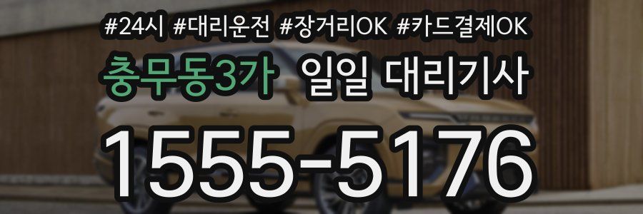 충무동3가 일일 대리기사