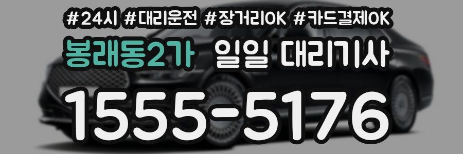 봉래동2가 일일 대리기사